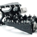 Flo V2 MX Style Footpegs Black Harley-Davidson Male Mount