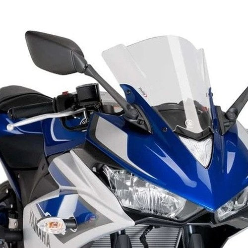 Puig Racing Windscreen Clear #7649W Yamaha YZF-R3 2015-2017
