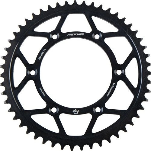 Fire Power 520 Steel Rear Sprocket 51T Black #FPS-990-51-BLK