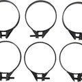 Moose Carburetor Clamps 55-58mm Black 6-Pack