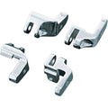 Kuryakyn Driver Floorboard Relocation Brackets Chrome #7528 Harley Davidson