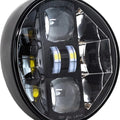 Letric Lighting LED Headlight Kit Black #LLC-SBH Harley Davidson