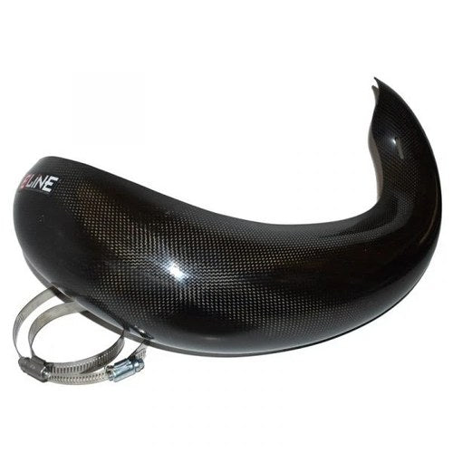 E-Line Carbon Fiber Pipe Guard for Stock Pipe fits Yamaha YZ250X 2016-2025
