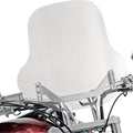 Slipstreamer Billet B-Wing Windshield 18" Clear/Chrome #BW18-C