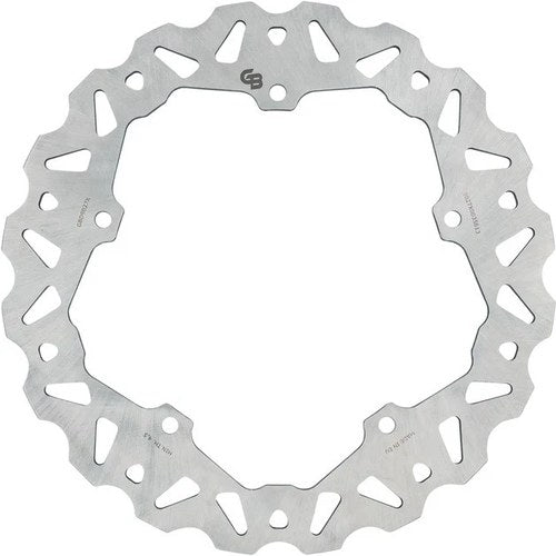 GBrakes Solid Wave Brake Rotor 11" Rear Silver #GBD9027X Harley Davidson