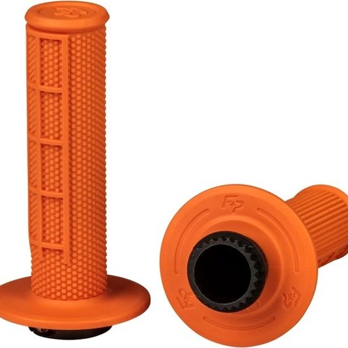 Fire Power Control MX Lock-On Half Waffle Grips Orange