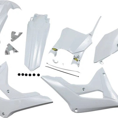 Cycra 5-Piece Replica Plastics Kit White for Honda CRF250R 4-Stroke/CRF450R