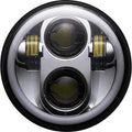 Custom Dynamics ProGlow LED 5.75" Headlight With Halo Chrome #CD-575-H-C