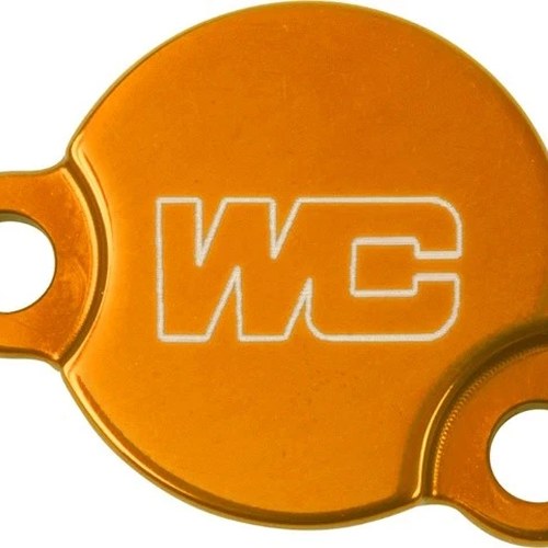 Works Connection Rear Brake Master Cylinder Cover Orange #21-773