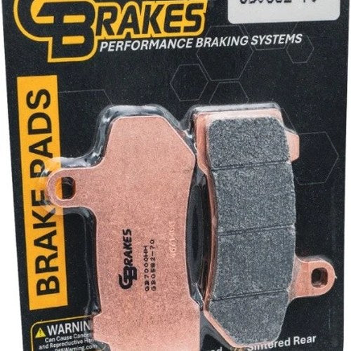 GBrakes HH Sintered Brake Pads #GB0582-70 Harley Davidson