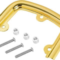 Saddlemen 3-Point Sissy Bar Bracket 6.5" x 4" Gold