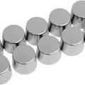DS .5" Shouldered Hex Bolt/Nut Covers .8125 Height Chrome 10-Pack