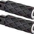 Arlen Ness Knurled Diamond Passenger Footpegs Chrome Harley Davidson Softail
