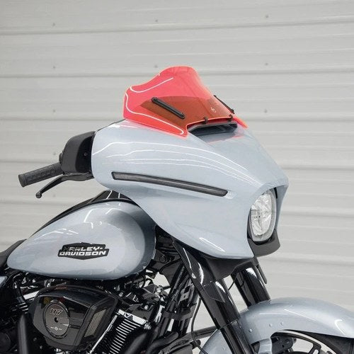 Klock Werks Ice Kolor Flare Windshield 8" Pink Ice Harley Davidson Street Glide