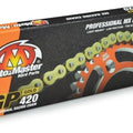 Moto-Master 420 GP Professional MX Racing Chain 134 Links Gold