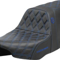 Saddlemen Sdc Performance Gripper Seat Blue Stitch #SC-82307D1 Harley Davidson