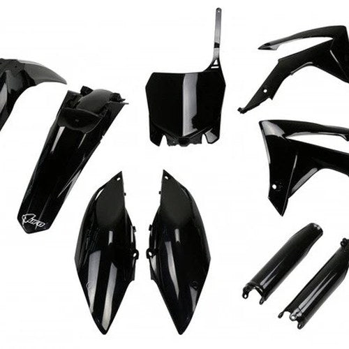 UFO Complete Plastics Kit Black HOKIT116F-001 for Honda CRF250R 4-Stroke/CRF450R