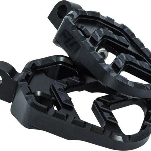 Flo Motorsports Savage Series Passenger Footpegs Black #V-800-5BLK