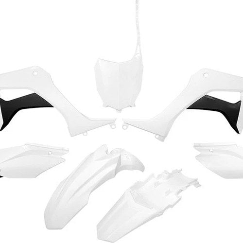 UFO Plastics Kit White for Honda CRF110F 2019-2021