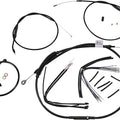 Burly Handlebar Cable/Line Kit for 12" Jail Bar w/ABS Dual Disc Black #B30-1268