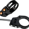 Joker Machine Fork Mount Rat Eye LED Turn Signals 49mm Amber Black