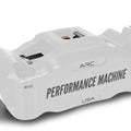 Performance Machine Radial Mount 4-Piston Brake Caliper Front Right White