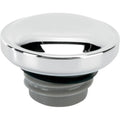 DS Chrome Screw-In Gas Cap Non-Vented Harley Davidson 139569