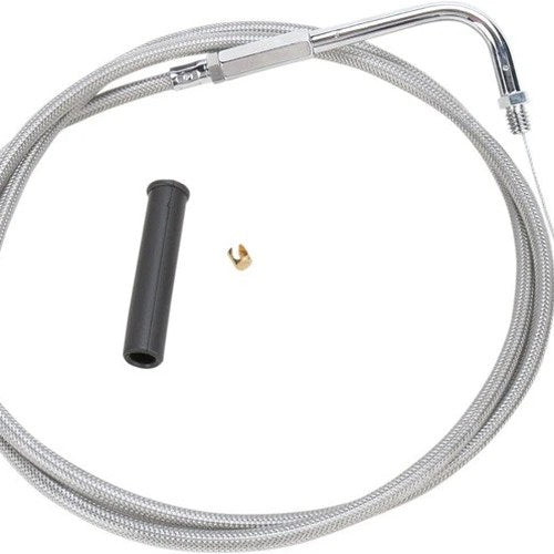 DS Braided Alternate Length Throttle Cable 50" #211809 Harley Davidson
