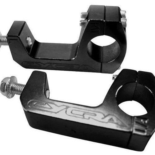 Cycra U-Clamp Set for Renthal Twinwall Handlebars Black