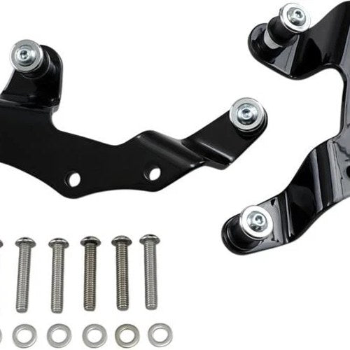 Cobra Backrest Mounting Kit Black Harley FL Touring 2009-2013