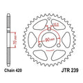 JT Steel Rear Sprocket 420 47T #JTR239.47 for Honda CR80R 1980-1981