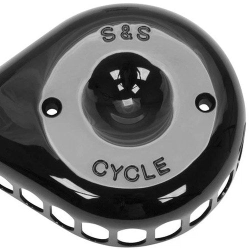 S&S Replacement Mini Teardrop Air Cleaner Cover Gloss Black