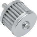 DS Crankcase Vent Filter/Breather with Button Head Bolt Chrome