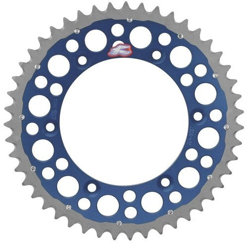 Renthal 520 TwinRing Rear Sprocket 49T Blue #1500-520-49GPBU fits Yamaha/Honda