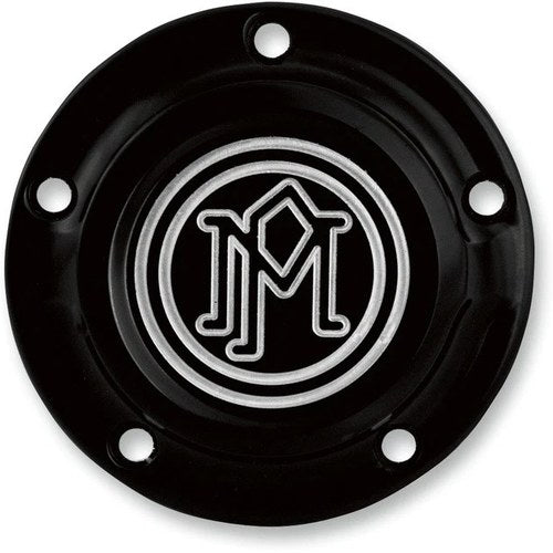 Performance Machine Scallop Ignition Cover Contrast Cut 5-Hole #0177-2029-BM