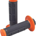 ProTaper Pro Series Clamp-On Half Waffle Grips Orange/Black