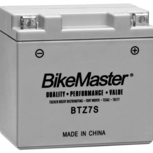BikeMaster BTZ7S High Performance Maintenance Free Battery #BTZ7S Motorcycles