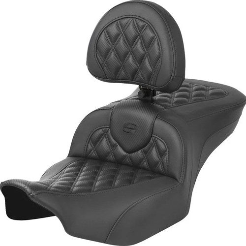 Saddlemen RoadSofa LS/CF Seat With Backrest #285019 Harley Davidson