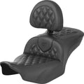 Saddlemen RoadSofa LS/CF Seat With Backrest #285019 Harley Davidson