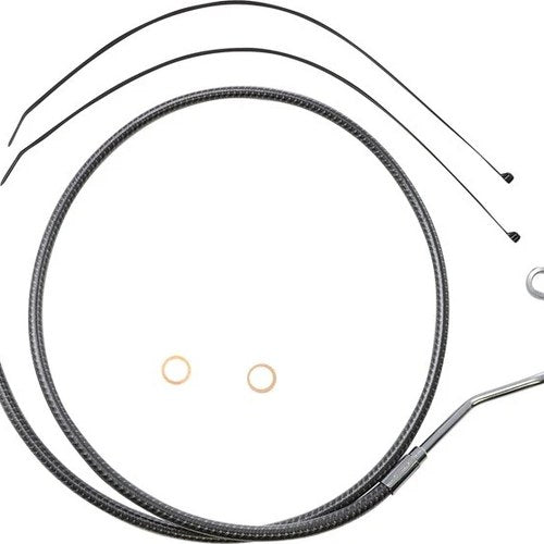 Magnum Designer Series DOT ABS Middle Front Brake Line Karbon Fiber #AS77015