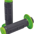 ProTaper Pro Series Clamp-On Half Waffle Grips Green/Black
