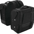 Burly Throwover Saddlebags Black