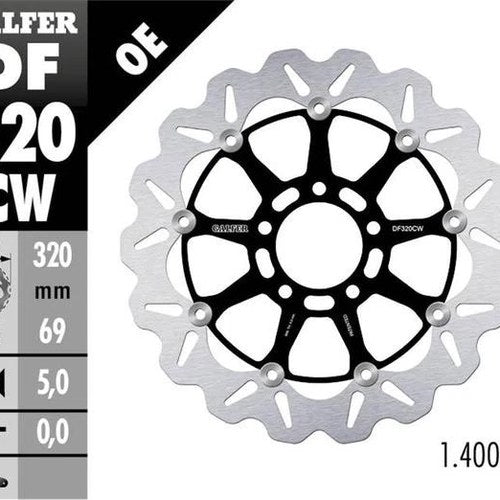 Galfer Wave Rotor Front for Suzuki TL1000/Hayabusa/GSXR750/GSXR600/GSXR1000