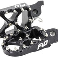 Flo Pro Series Footpegs Black FPEG-798BLK for Kawasaki/Honda