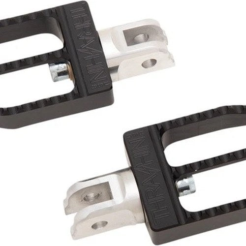 Thrashin Supply Co. Militant Driver Footpegs Black #TSC-2019-1-SF