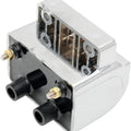 DS Dual-Fire Ignition Coil 3 Ohm Chrome for Electronic Ignition #186946