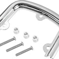 Saddlemen 3-Point Sissy Bar Bracket 6.5" x 4" Chrome