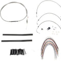 Burly Cable/Brake Line Kit for 13" Bagger Bars Non-ABS Stainless Braid #B30-1103