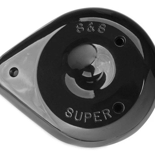 S&S Replacement Classic Teardrop Air Cleaner Cover Gloss Black