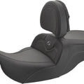 Saddlemen RoadSofa CF Seat With Backrest #284438 Harley Davidson